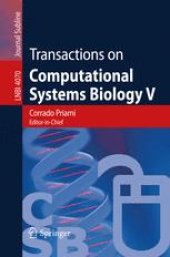 book Transactions on Computational Systems Biology V