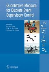 book Quantitative Measure for Discrete Event Supervisory Control