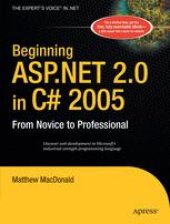 book Beginning ASP.NET 2.0 in C# 2005: From Novice to Professional