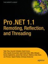 book Pro .NET 1.1 Remoting, Reflection, and Threading