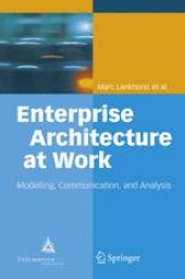 book Enterprise Architecture at Work: Modelling, Communication, and Analysis