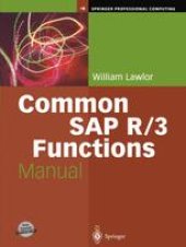 book Common SAP R/3 Functions Manual