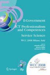 book E-Government Ict Professionalism and Competences Service Science
