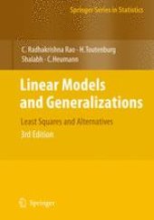 book Linear Models and Generalizations: Least Squares and Alternatives