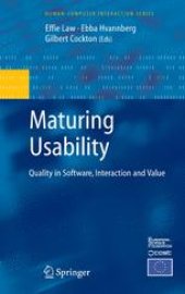 book Maturing Usability: Quality in Software, Interaction and Value