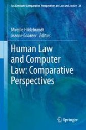 book Human Law and Computer Law: Comparative Perspectives