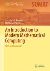 book An Introduction to Modern Mathematical Computing: With Mathematica®