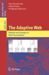 book The Adaptive Web: Methods and Strategies of Web Personalization