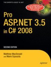 book Pro ASP.NET 3.5 in C# 2008