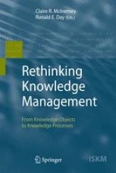 book Rethinking Knowledge Management: From Knowledge Objects to Knowledge Processes