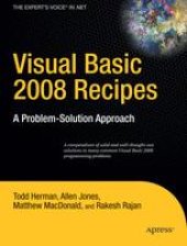 book Visual Basic 2008 Recipes: A Problem-Solution Approach