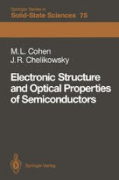 book Electronic Structure and Optical Properties of Semiconductors