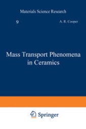 book Mass Transport Phenomena in Ceramics