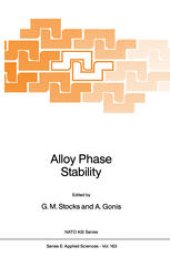 book Alloy Phase Stability