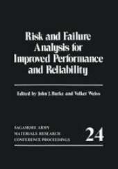 book Risk and Failure Analysis for Improved Performance and Reliability