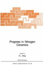 book Progress in Nitrogen Ceramics