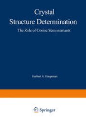 book Crystal Structure Determination: The Role of the Cosine Seminvariants