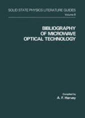 book Bibliography of Microwave Optical Technology