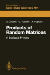 book Products of Random Matrices: in Statistical Physics