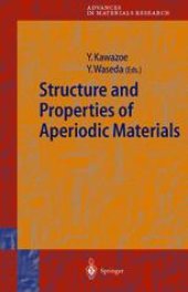 book Structure and Properties of Aperiodic Materials