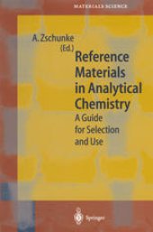 book Reference Materials in Analytical Chemistry: A Guide for Selection and Use