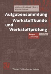 book Aufgabensammlung Werkstoffkunde und Werkstoffprüfung