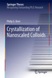 book Crystallization of Nanoscaled Colloids