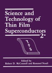 book Science and Technology of Thin Film Superconductors 2