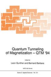 book Quantum Tunneling of Magnetization — QTM ’94