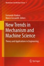 book New Trends in Mechanism and Machine Science: Theory and Applications in Engineering