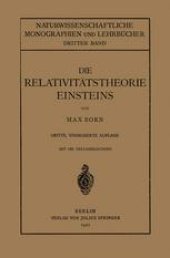 book Die Relativitätstheorie Einsteins und Ihre Physikalischen Grundlagen: Elementar Dargestellt