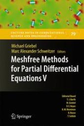 book Meshfree Methods for Partial Differential Equations V