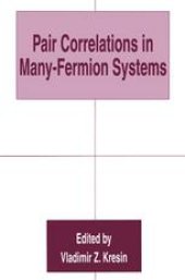 book Pair Correlations in Many-Fermion Systems