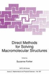 book Direct Methods for Solving Macromolecular Structures