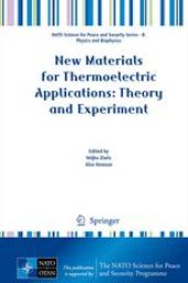 book New Materials for Thermoelectric Applications: Theory and Experiment
