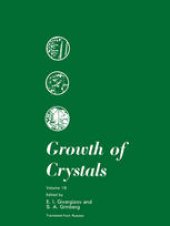 book Growth of Crystals