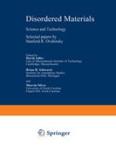 book Disordered Materials: Science and Technology