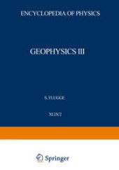 book Geophysik III / Geophysics III: Teil II / Part II