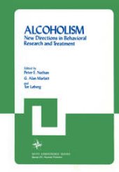 book Alcoholism: New Directions in Behavioral Research and Treatment