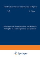 book Prinzipien der Thermodynamik und Statistik / Principles of Thermodynamics and Statistics