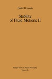 book Stability of Fluid Motions II