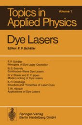 book Dye Lasers