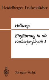 book Einführung in die Festkörperphysik I