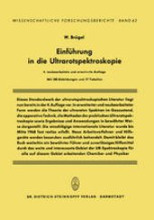 book Einführung in die Ultrarotspektroskopie