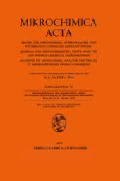 book Siebentes Kolloquium über metallkundliche Analyse mit besonderer Berücksichtigung der Elektronenstrahl-Mikroanalyse: Wien, 23. bis 25. Oktober 1974