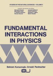 book Fundamental Interactions in Physics