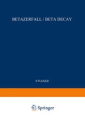 book Beta Decay / Betazerfall