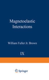 book Magnetoelastic Interactions