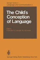 book The Child’s Conception of Language