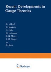 book Recent Developments in Gauge Theories